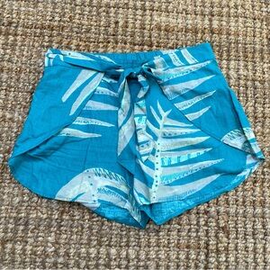 PATAGONIA Garden Island Hemp Blend Short in Palms of My Heart Dam Blue M
